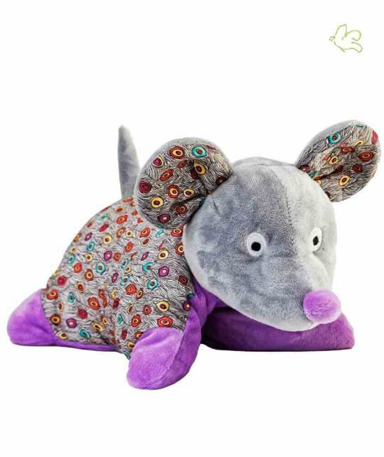 Bouillotte Peluche Coussin Chauffant - SOURIS déhoussable micro-ondes l'Officina Paris cadeau enfant