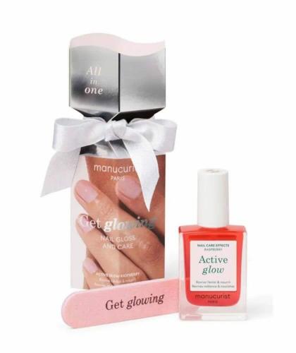 Active Glow Manucurist Cracker coffret cadeau Noël manucure soin ongles vernis Green lime