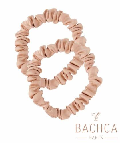 Seiden Scrunchies 2er Set - rosa BACHCA Paris Haargummi Haar Accessoire Frisur l'Officina Paris Naturkosmetik