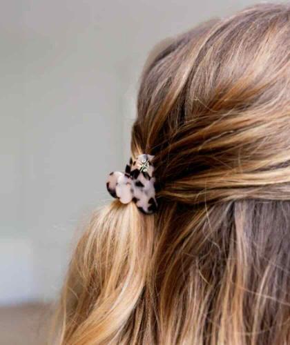 Tortoiseshell Hair Clip BACHCA Paris French style accessories beauty l'Officina