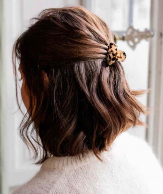 Tortoiseshell Hair Clip BACHCA Paris French style accessories beauty l'Officina