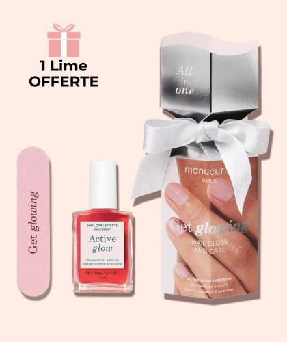 Active Glow Manucurist Cracker coffret cadeau Noël manucure soin ongles vernis Green lime