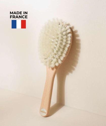 Baby Care Hair Brush goat beech wood BACHCA Made in France l'Officina Paris