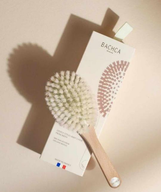 Baby Care Hair Brush goat beech wood BACHCA Made in France l'Officina Paris