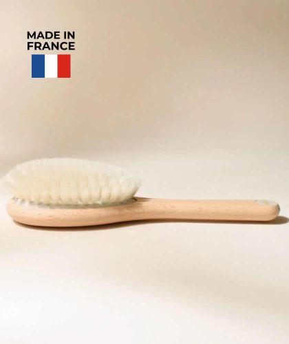 Baby Care Hair Brush goat beech wood BACHCA Made in France l'Officina Paris