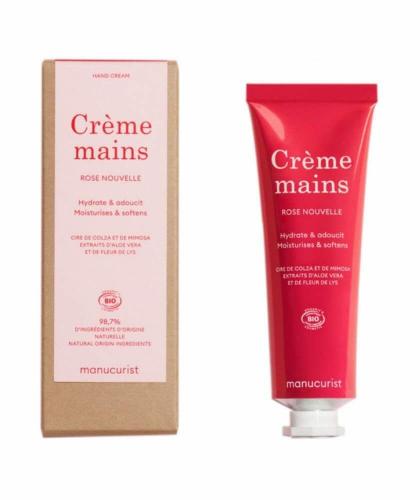 Manucurist Crème Mains ongles bio parfum Rose Nouvelle l'Officina Paris