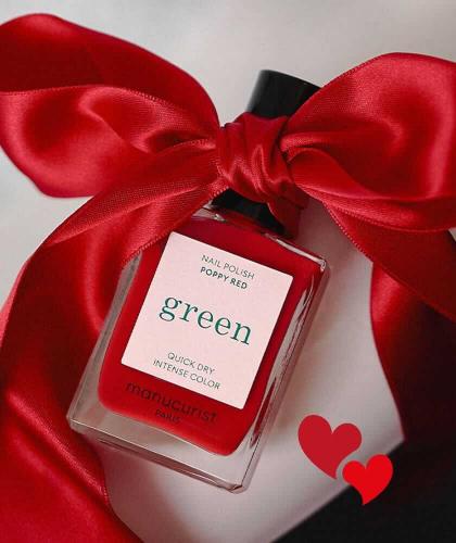 MANUCURIST Vernis GREEN Poppy Red rouge coquelicot l'Officina Paris