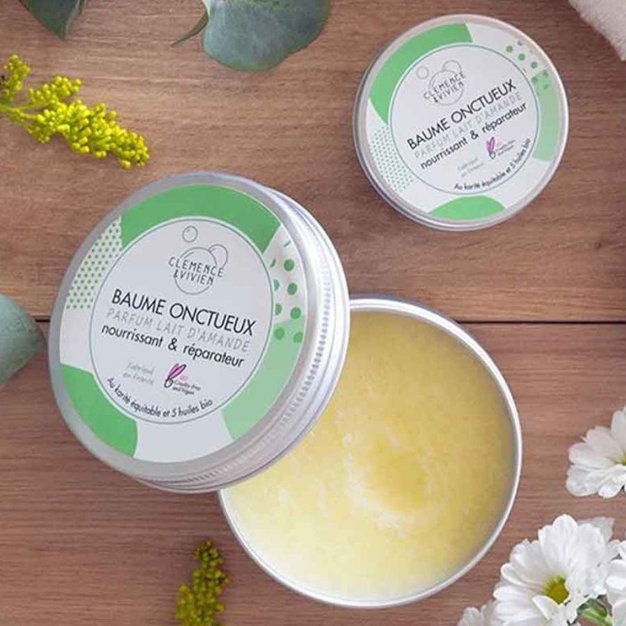 Baume Onctueux bio Lait d'amande Clémence & Vivien - les essentiels beauté de l'automne l'Officina Paris