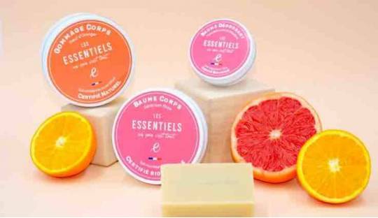 Natural soaps Les Essentiels skincare Certified Organic Made in France