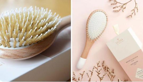 Hair Brushes wood detangling Bachca Paris